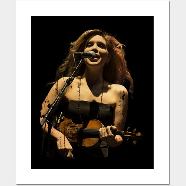 Alison Krauss - (singing) art drawing Wall Art by freshtext Apparel10